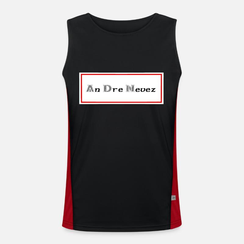 andrenevez holy savior Men's Functional Contrast Tank Top 