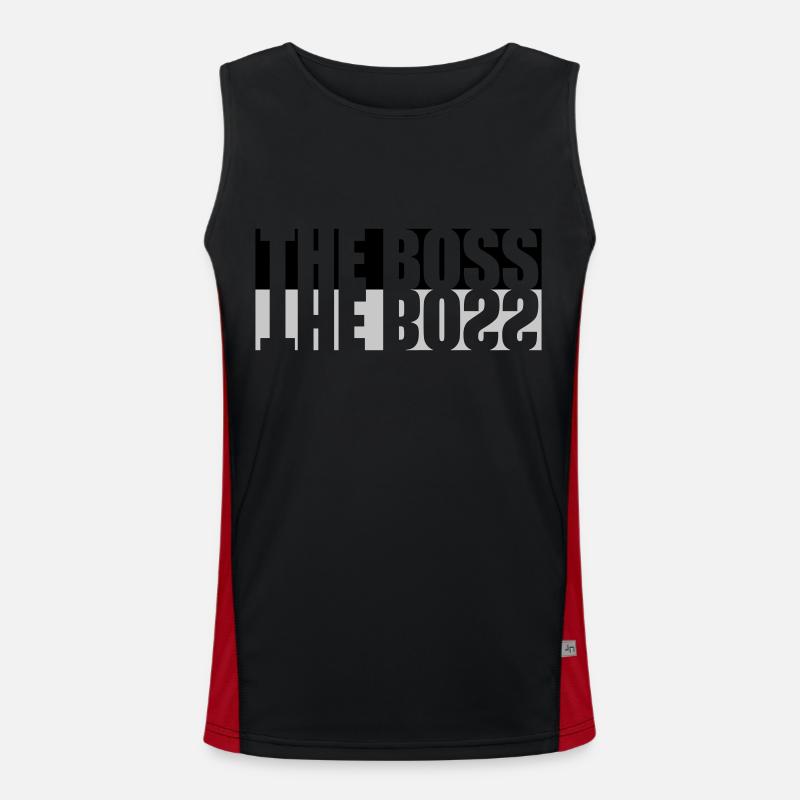 Reflection The Boss Men's Functional Contrast Tank Top 