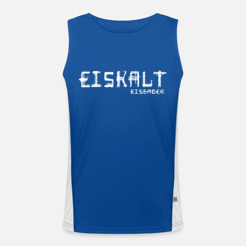 eisbaden eiskalt eisbader kneipp kryotherapie Funktionelles Kontrast-Tank Top für Männer 
