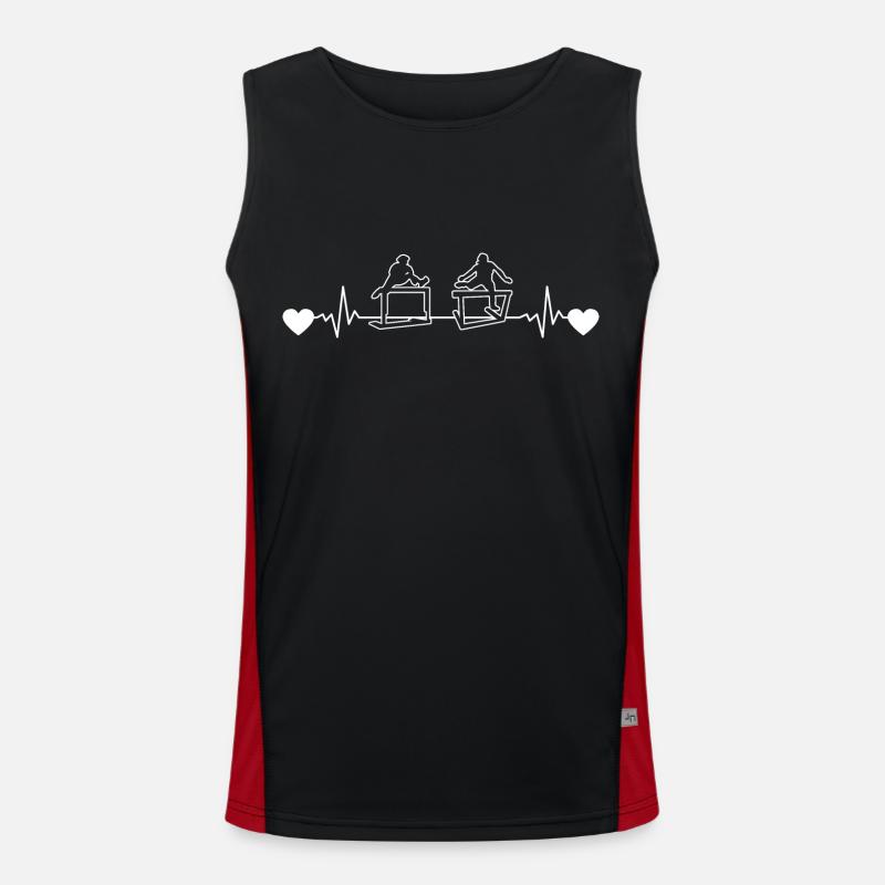 Course de haies Cadeau Athlétisme Hurdler Débardeur respirant contrasté Homme 