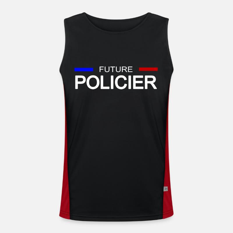 Future policier Débardeur respirant contrasté Homme 