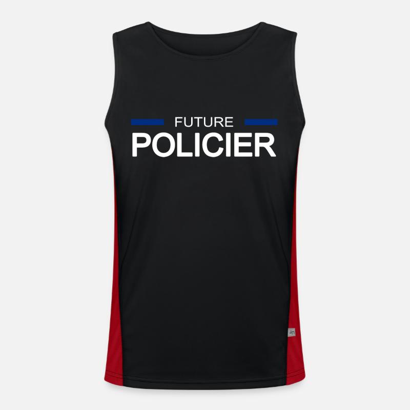 Future policier Débardeur respirant contrasté Homme 