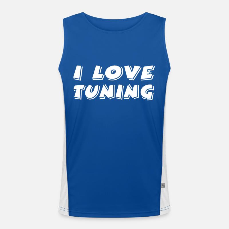 Tuning Funktionelles Kontrast-Tank Top für Männer 