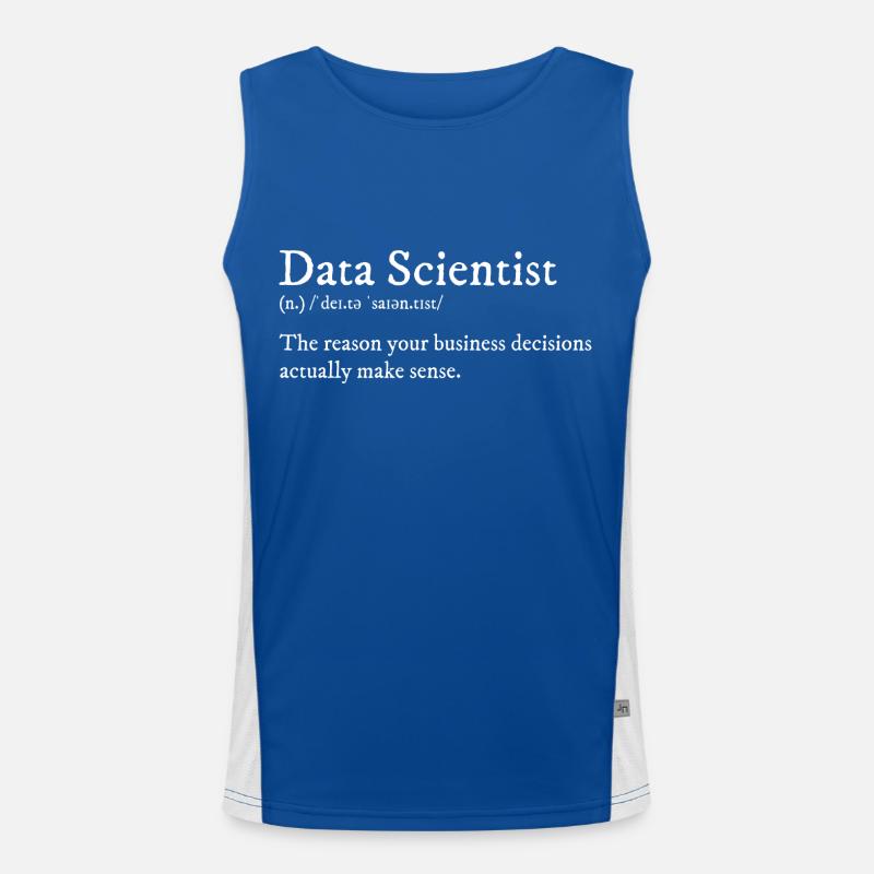 Conception Data Scientist Débardeur respirant contrasté Homme 