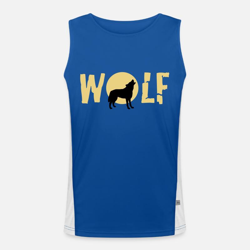 wolf_092011_c_2c Funktionelles Kontrast-Tank Top für Männer 