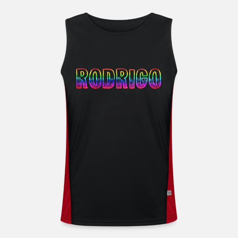 rodrigo rs regenbogen Funktionelles Kontrast-Tank Top für Männer 