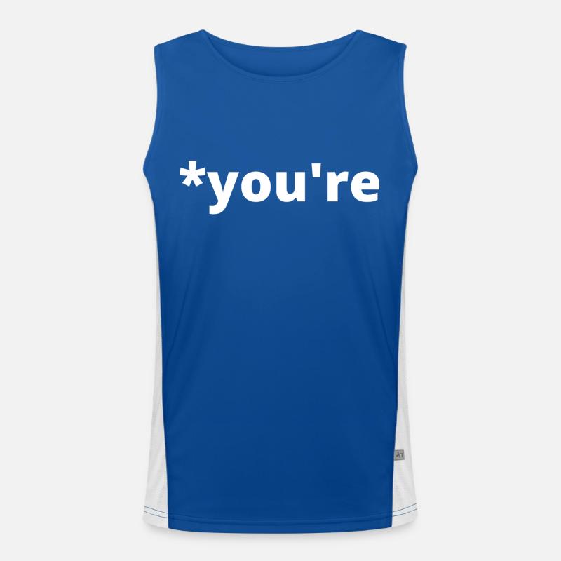 *Biste Funktionelles Kontrast-Tank Top für Männer 