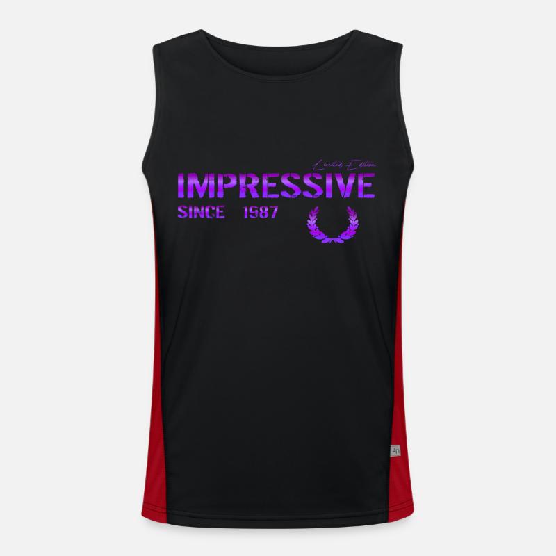 Impressive since 1987 Men's Functional Contrast Tank Top 