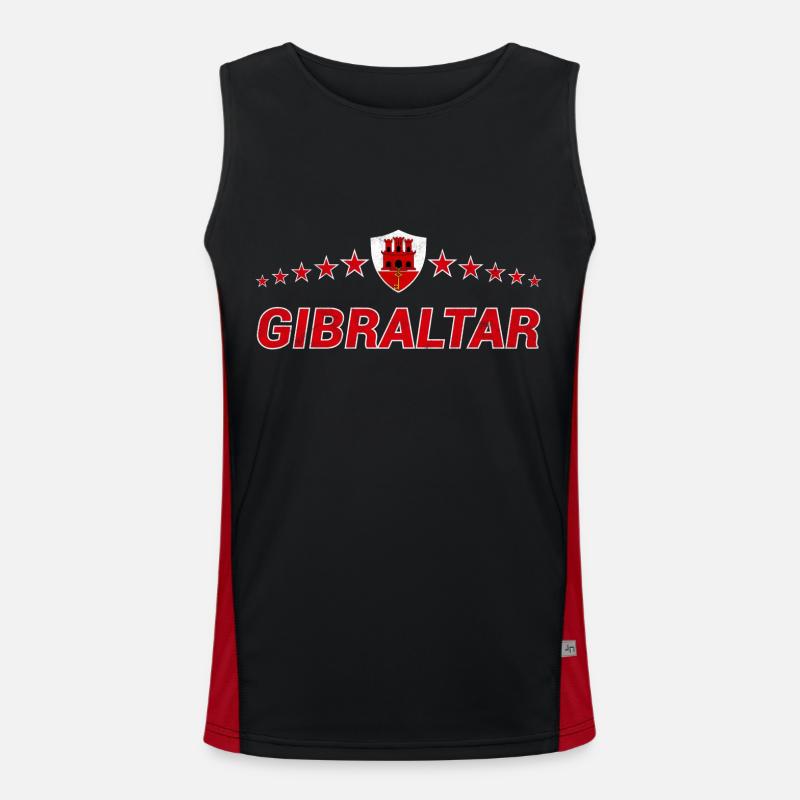 Gibraltar Funktionelles Kontrast-Tank Top für Männer 