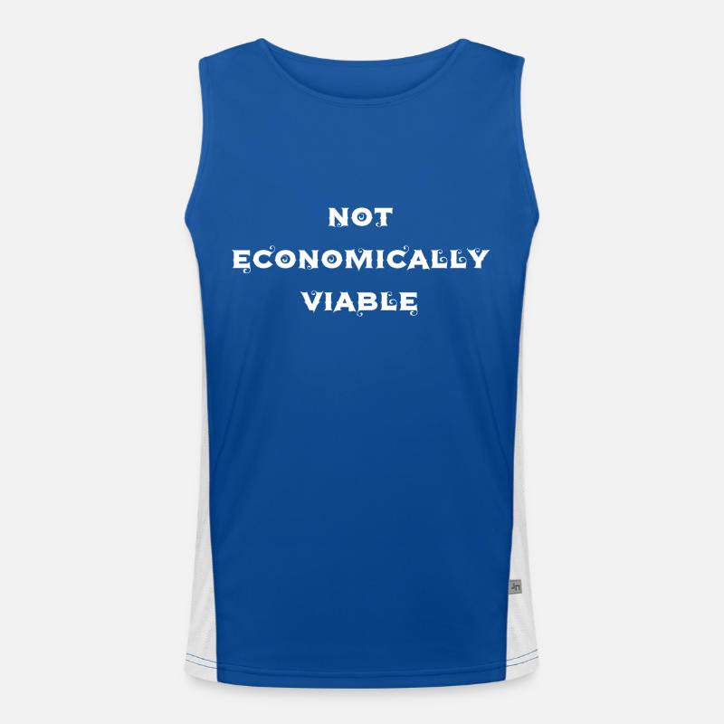 not economically viable Men's Functional Contrast Tank Top 