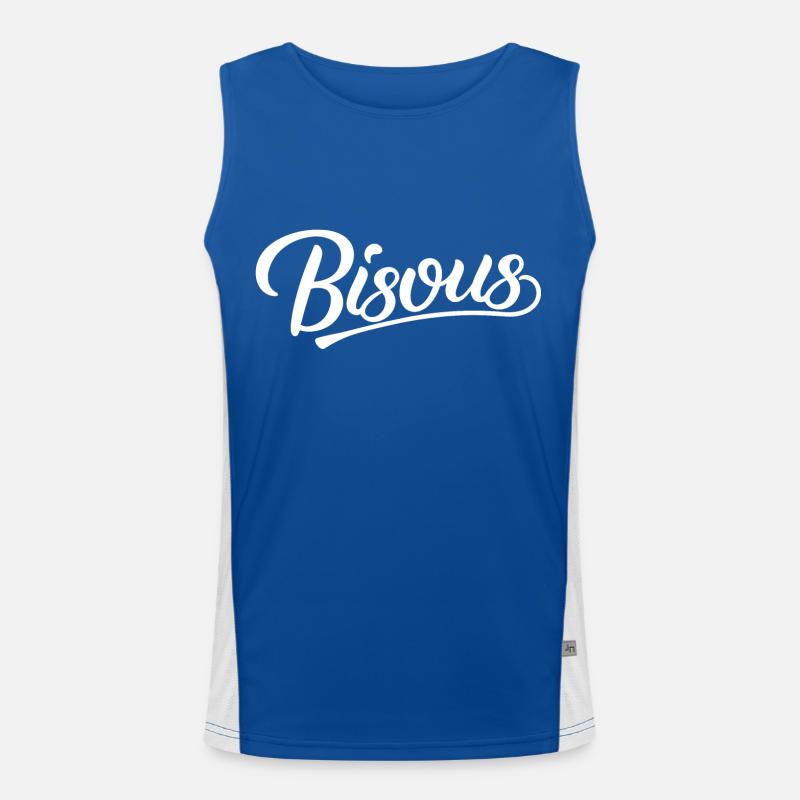 Bisous Débardeur respirant contrasté Homme 