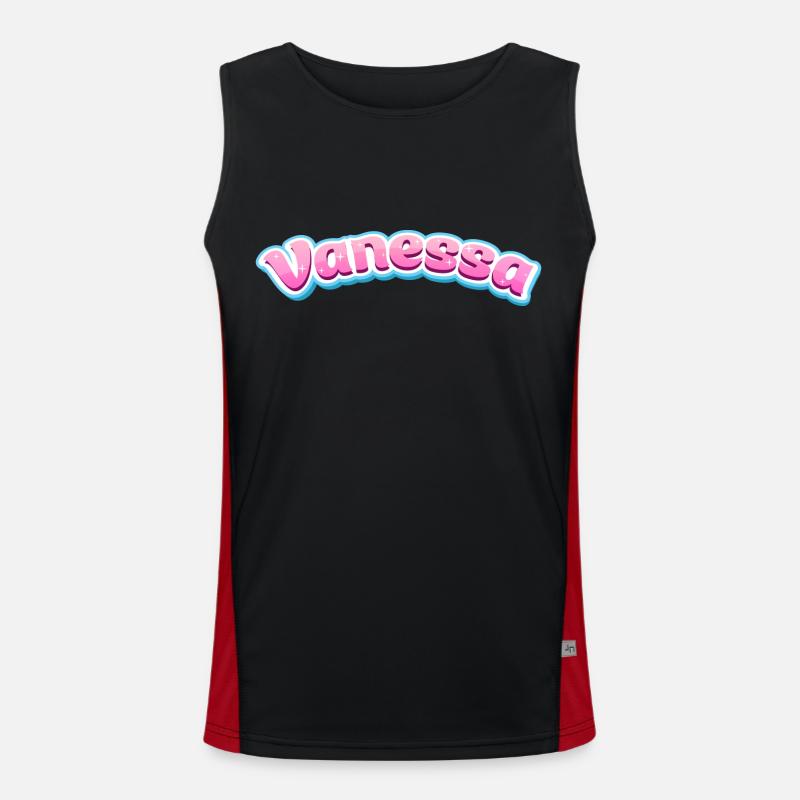 Vanessa Geschenk Funktionelles Kontrast-Tank Top für Männer 