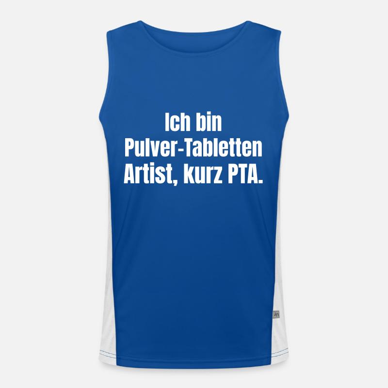 Pharmazeutisch Technische Assistentin Funktionelles Kontrast-Tank Top für Männer 