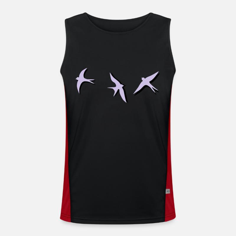 hirondelle Débardeur respirant contrasté Homme 