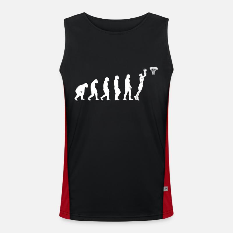Basketball Evolution Team Amateurs de basketball Débardeur respirant contrasté Homme 