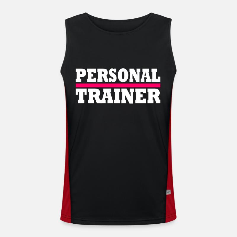 Personal trainer Débardeur respirant contrasté Homme 