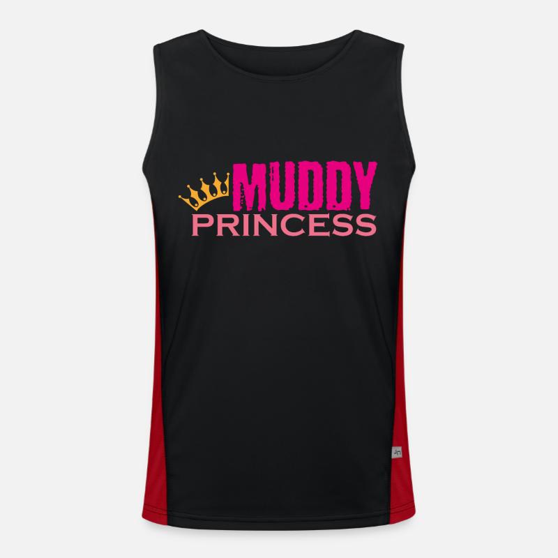 Chemise de course boueuse boue course à obstacles ocr Team princes Débardeur respirant contrasté Homme 