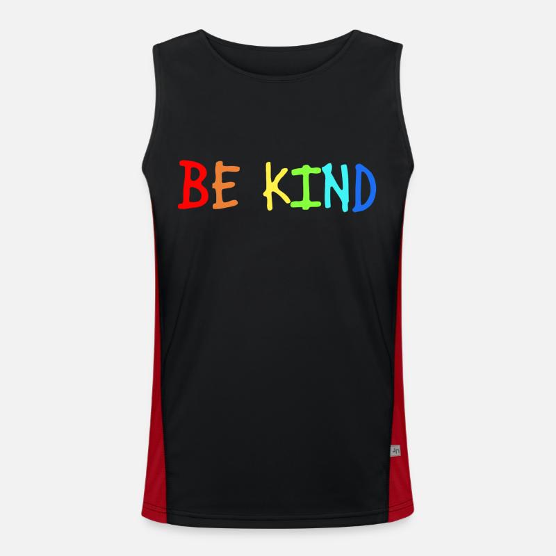 Freundlich sein Funktionelles Kontrast-Tank Top für Männer 
