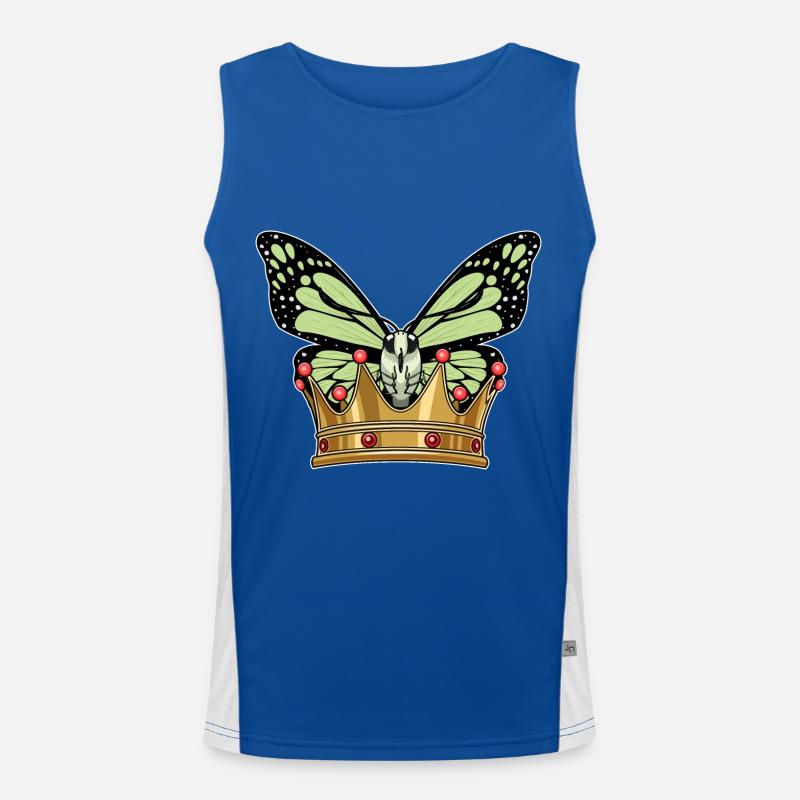 Couronne de papillon Débardeur respirant contrasté Homme 