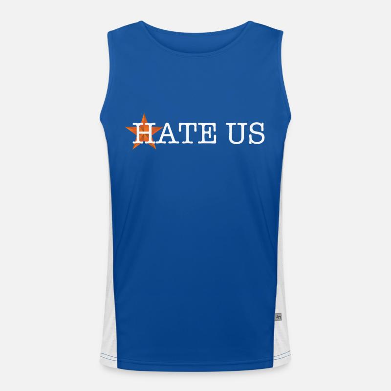 Hasst uns Funktionelles Kontrast-Tank Top für Männer 