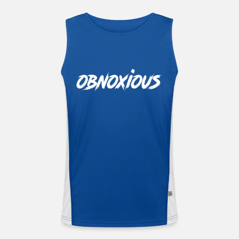 Obnoxious Funktionelles Kontrast-Tank Top für Männer 