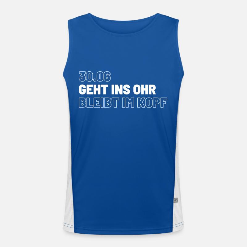 30.06 Funktionelles Kontrast-Tank Top für Männer 