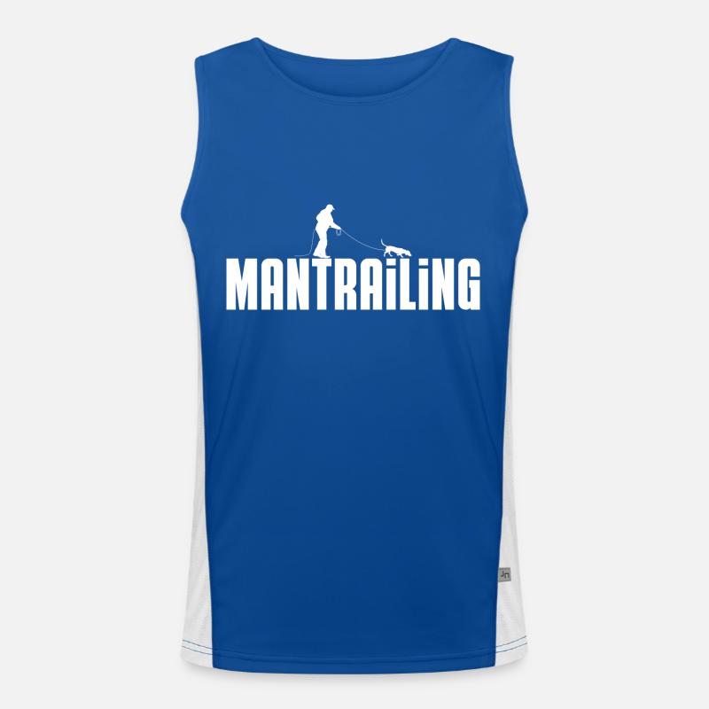mantrailing Funktionelles Kontrast-Tank Top für Männer 