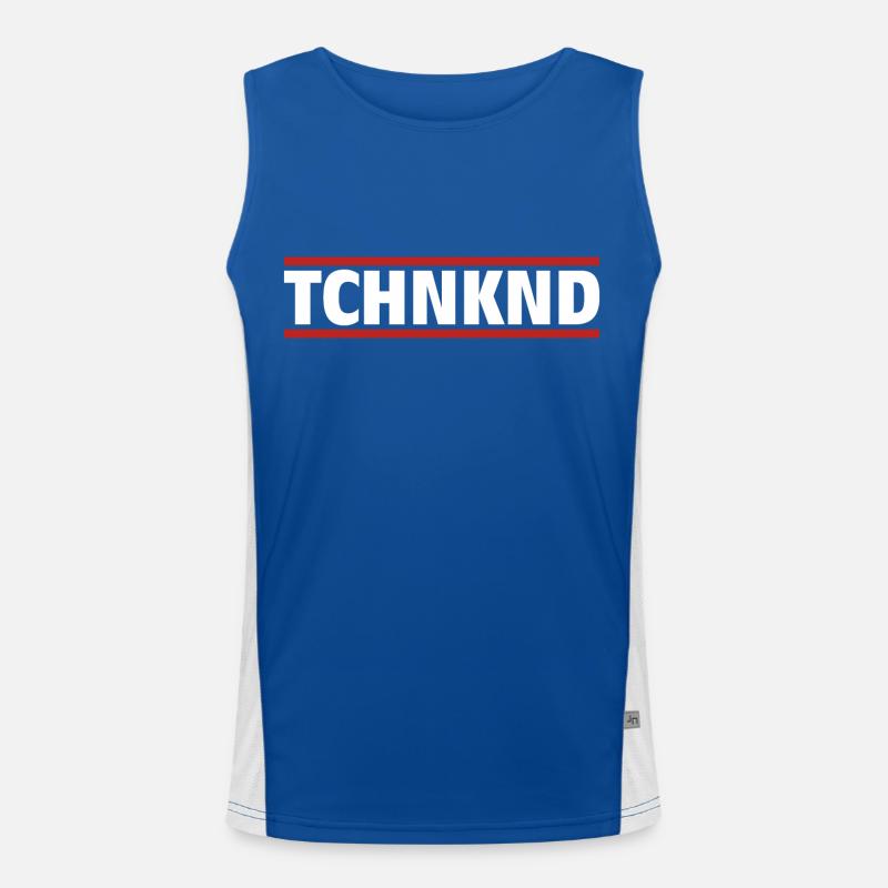 technknd - Technokind Men's Functional Contrast Tank Top 