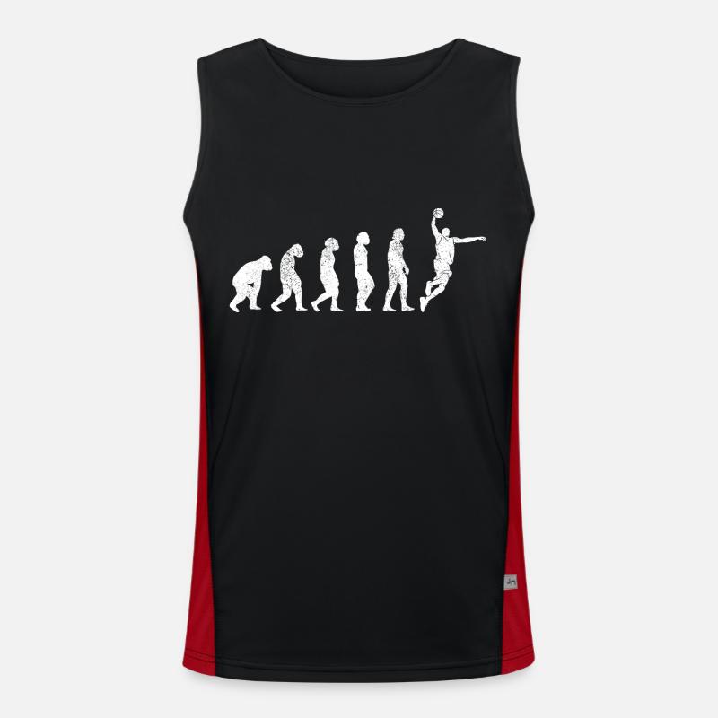 Basketball Evolution Équipe des amateurs de basketball Débardeur respirant contrasté Homme 