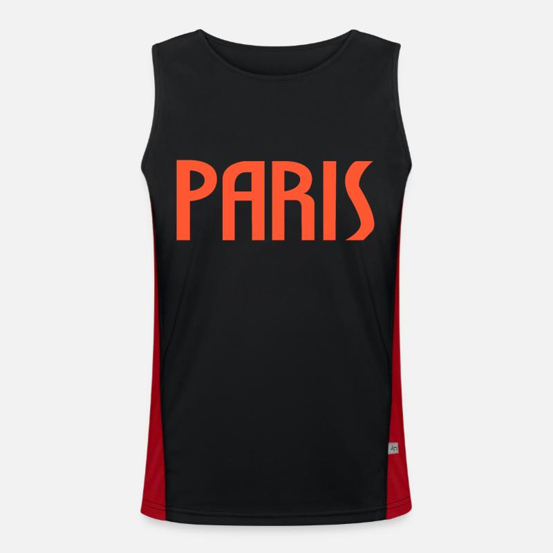Paris Débardeur respirant contrasté Homme 