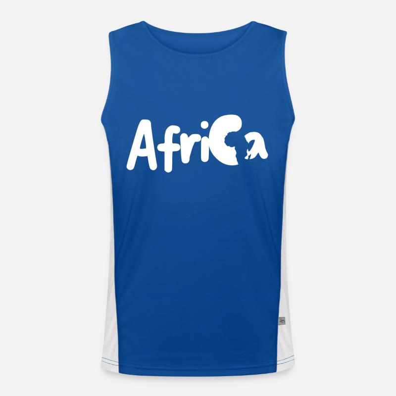 Afrique Débardeur respirant contrasté Homme 