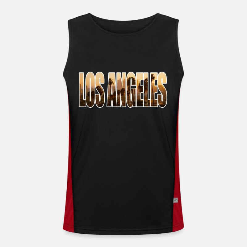 Los Angeles Men's Functional Contrast Tank Top 