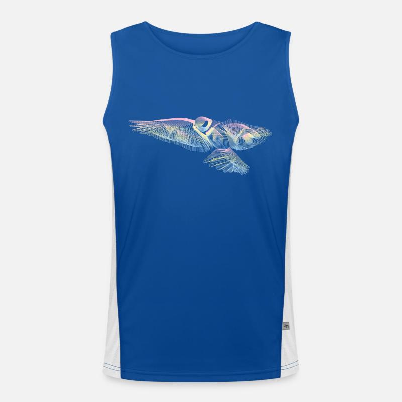 Vogel Funktionelles Kontrast-Tank Top für Männer 