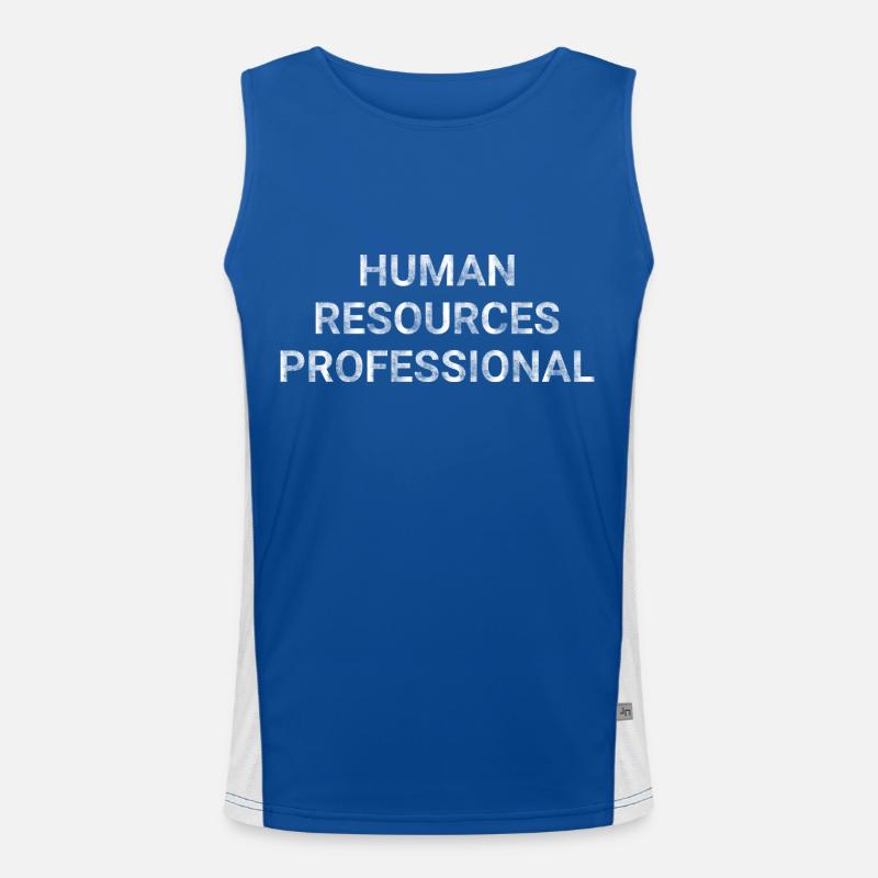 Human Resources Professional Men's Functional Contrast Tank Top 