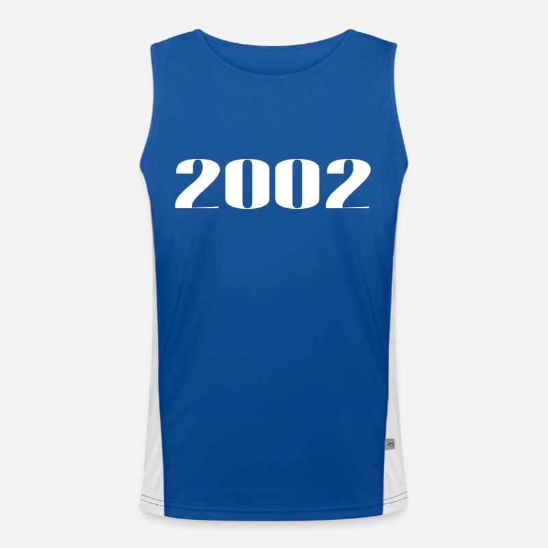 2002 - Gift born in 2002 Men's Functional Contrast Tank Top 