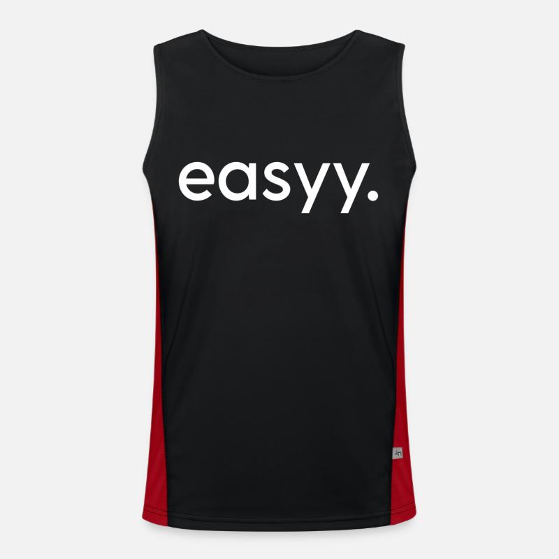 easyy. ! Funktionelles Kontrast-Tank Top für Männer 