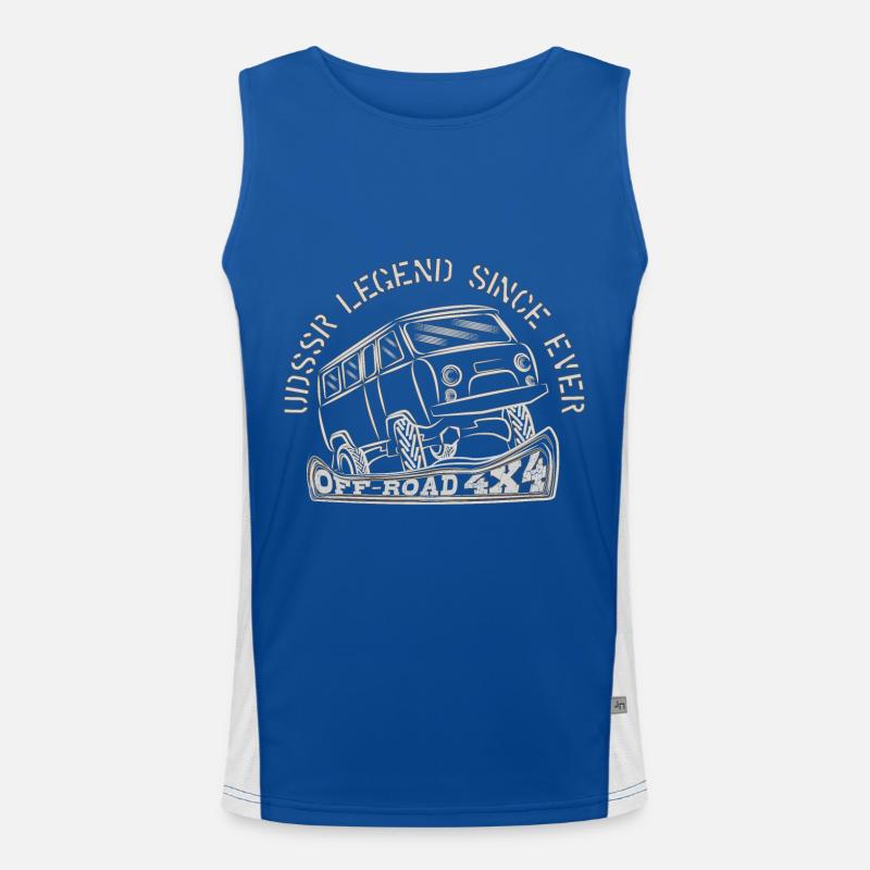 UDSSR LEGEND SINCE EVER Funktionelles Kontrast-Tank Top für Männer 