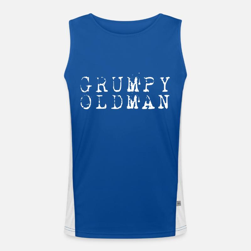 GRUMPY OLD MAN Men's Functional Contrast Tank Top 