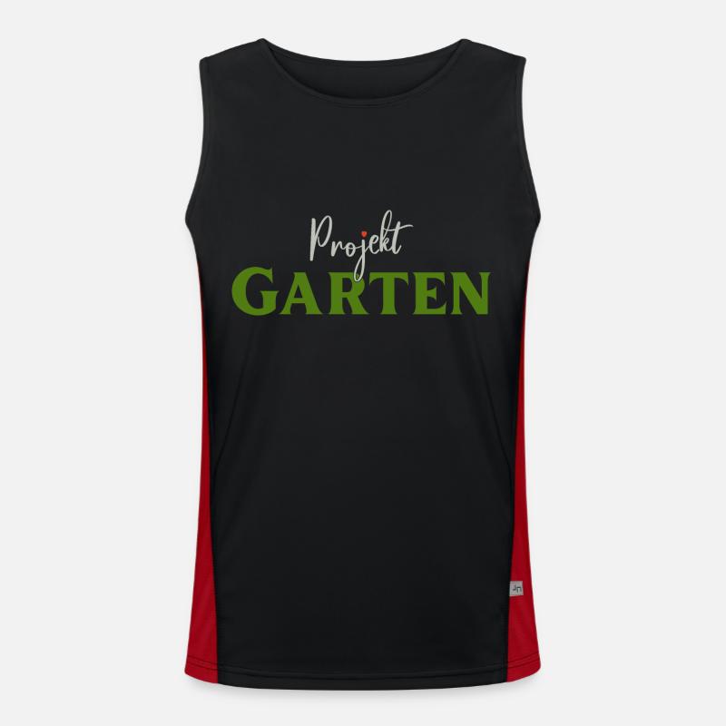 Projekt Garten Gärtnerin Gärtner Funktionelles Kontrast-Tank Top für Männer 