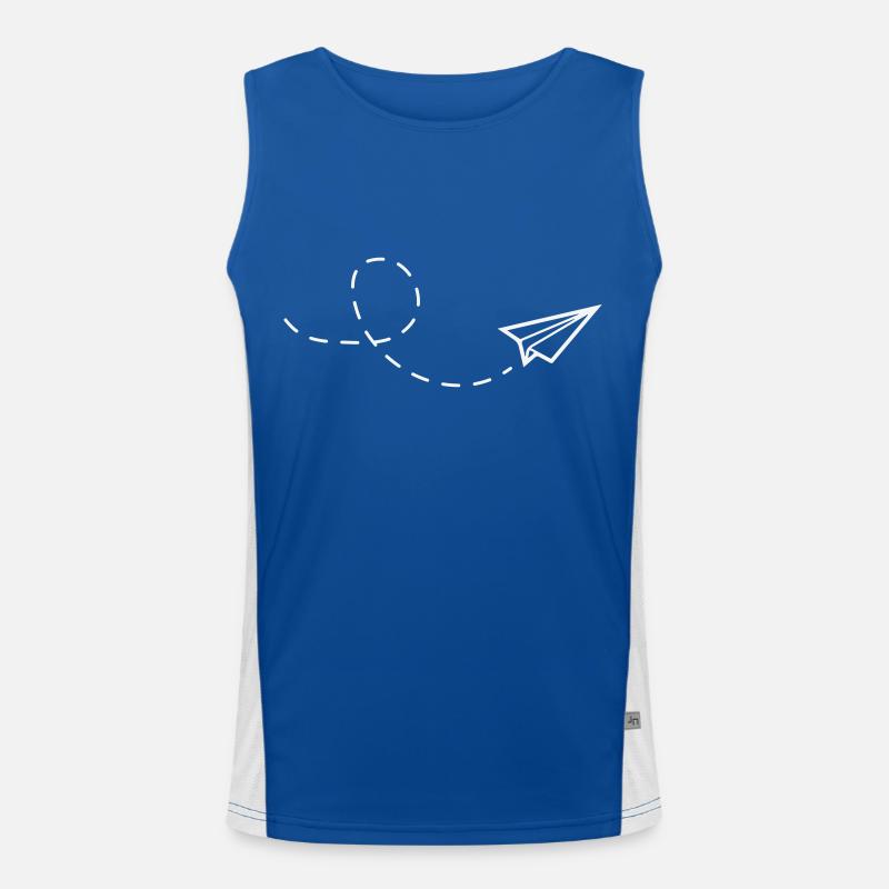 Avion en papier Débardeur respirant contrasté Homme 
