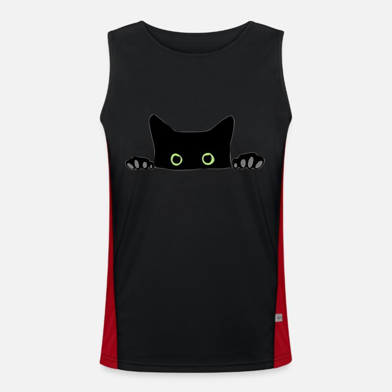 cat Men's Functional Contrast Tank Top 