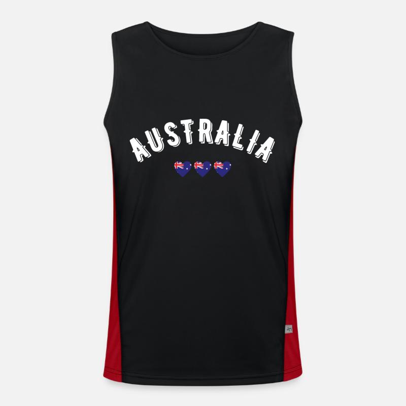 Australia Débardeur respirant contrasté Homme 