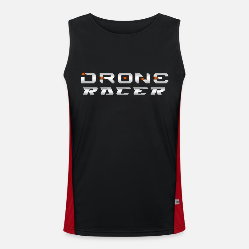 Drone Drones Drone Flight Drone Pilot Débardeur respirant contrasté Homme 