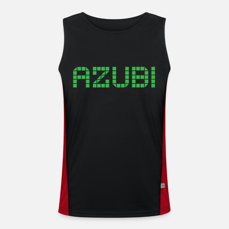 Azubi Tshirt 2 23 gruen Funktionelles Kontrast-Tank Top für Männer 