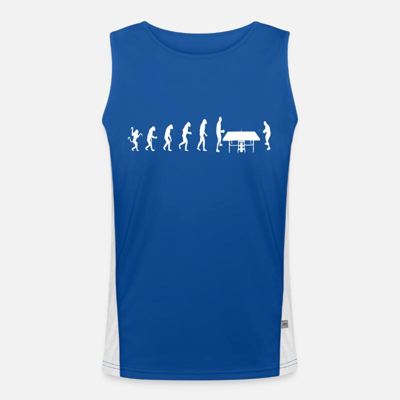 Tischtennis Evolution Sport Funktionelles Kontrast-Tank Top für Männer 