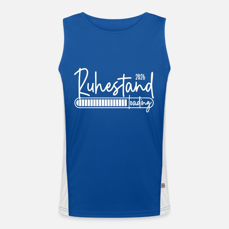 Ruhestand 2026 loading Funktionelles Kontrast-Tank Top für Männer 