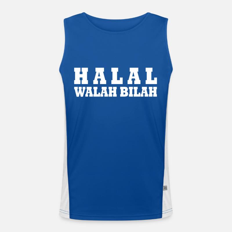 Halal Funktionelles Kontrast-Tank Top für Männer 