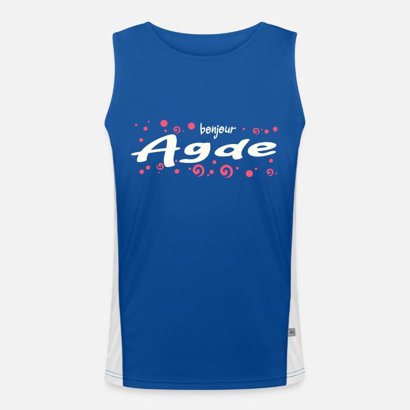 Agde Funktionelles Kontrast-Tank Top für Männer 