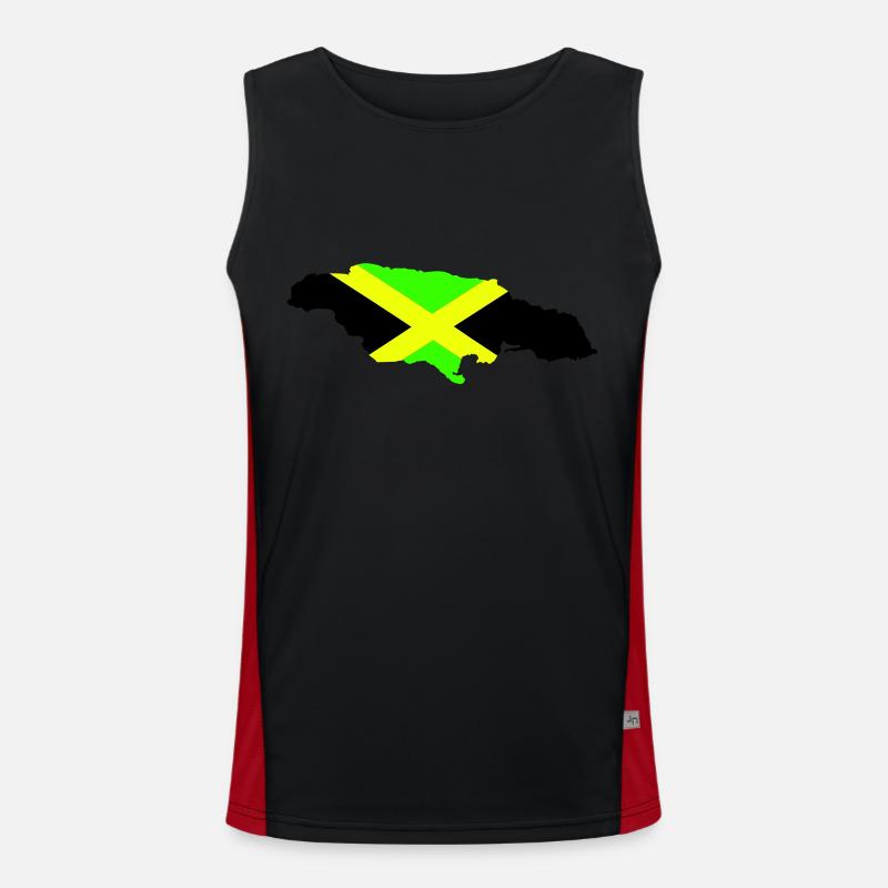 Jamaica Men's Functional Contrast Tank Top 