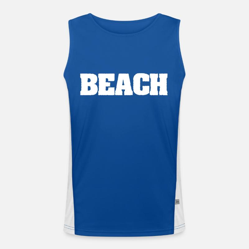 Beach Funktionelles Kontrast-Tank Top für Männer 